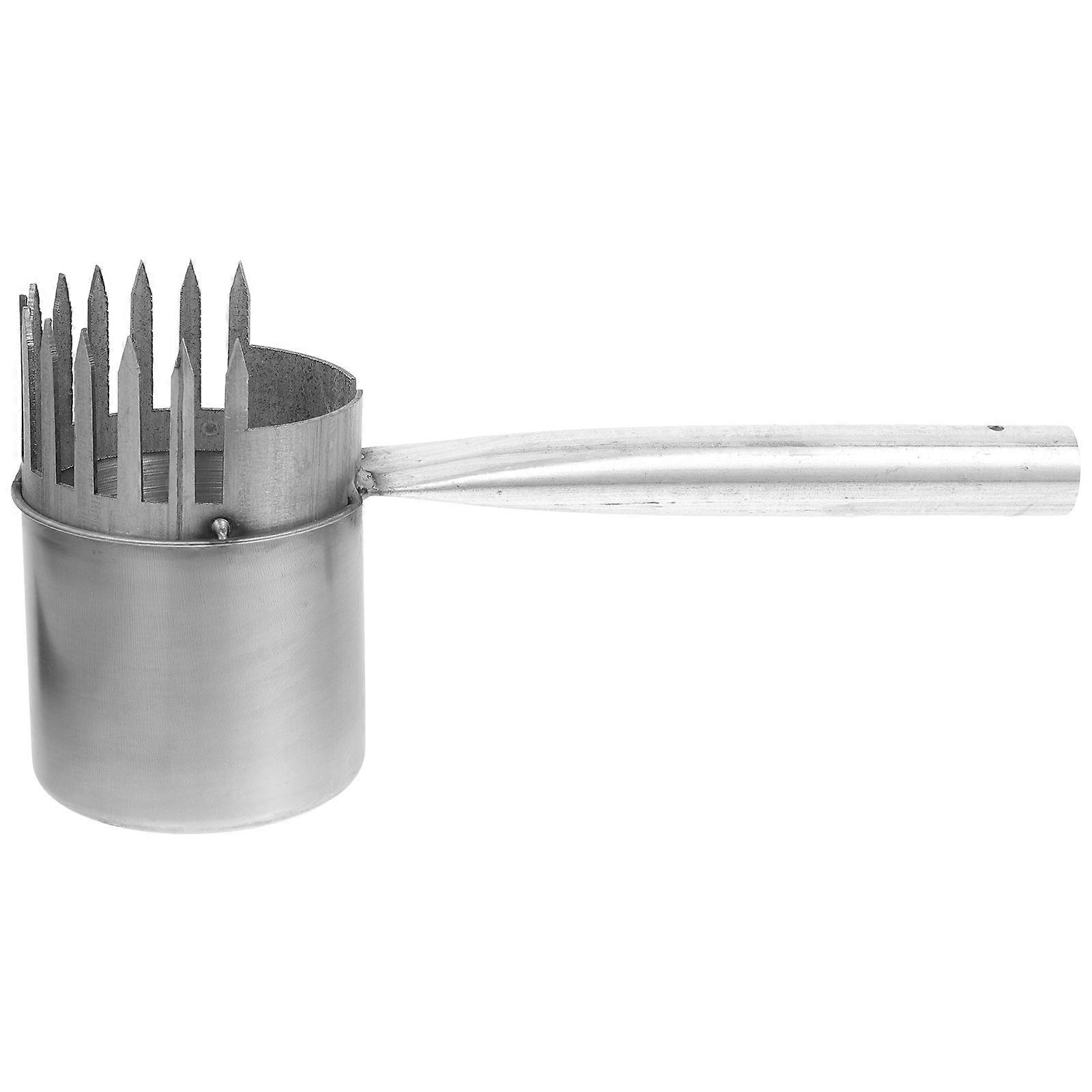 Silver Fruit Picker Tool Head for Safe Fruit Harvest in Garden