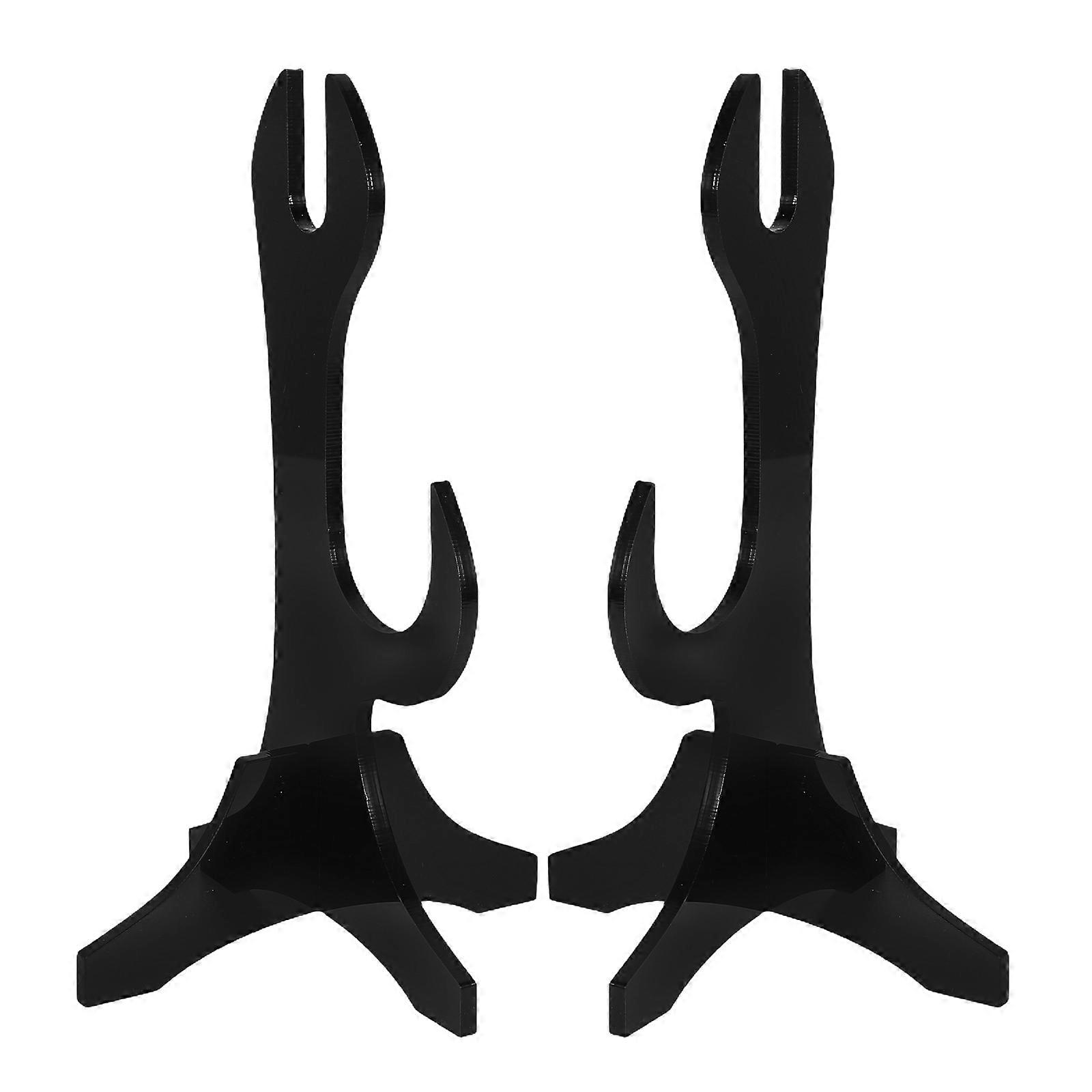 Martial Arts Sword Stand for Display 1Pair Stable Dual Layer Horizontal Rack