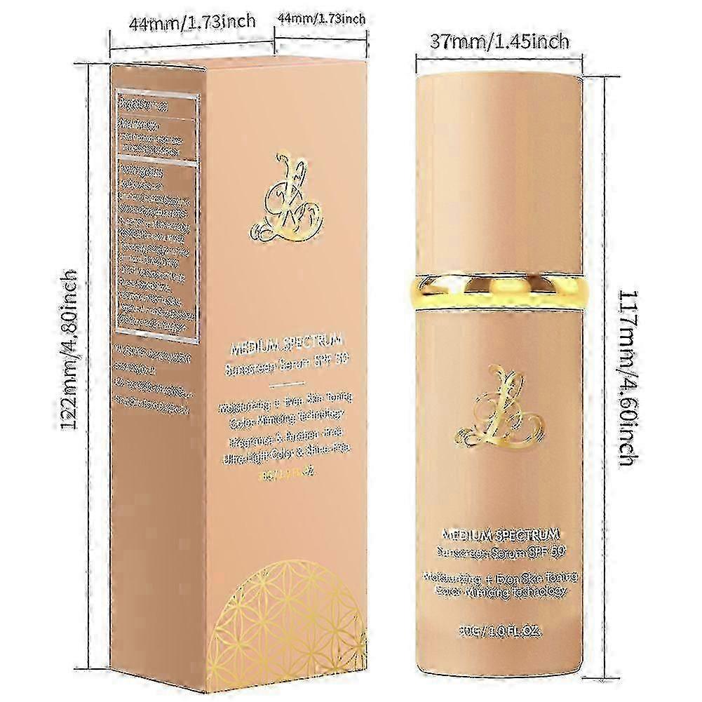 3X 4-in-1 Color Changing Foundation with SPF 50+, Medium Spectrum Foundation Makeup, Full Coverage & Long Lasting_li