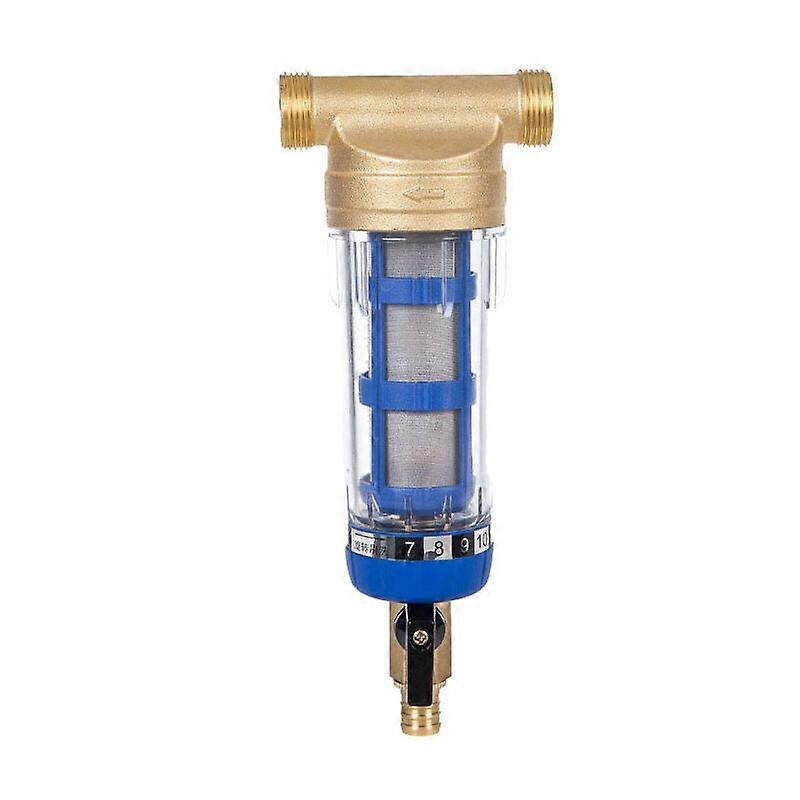 Reusable Water Filter Sediment Water Filter Water Filter External Thread Sediment Filter for Fountain Water Hose (1/2 Inch Male Thread)