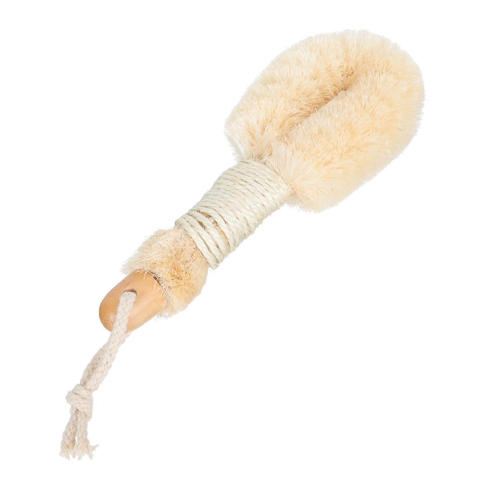 Shower Scrubber with Long Handle for Back Cleaning and Exfoliating Body Brush for Smooth Skin