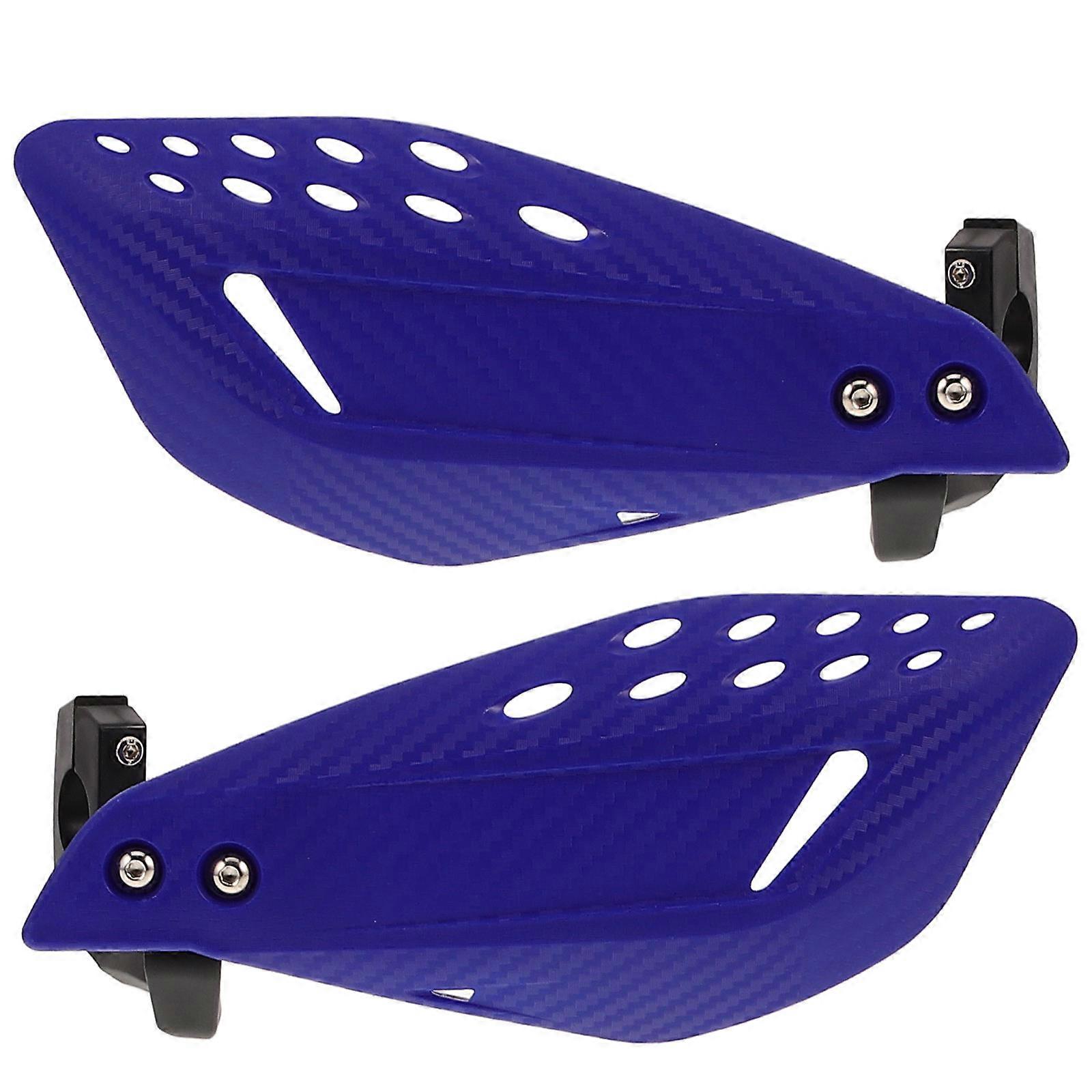 Handlebar Guard Motorcycle Wind Protector for Hand Guards 1Pair Blue