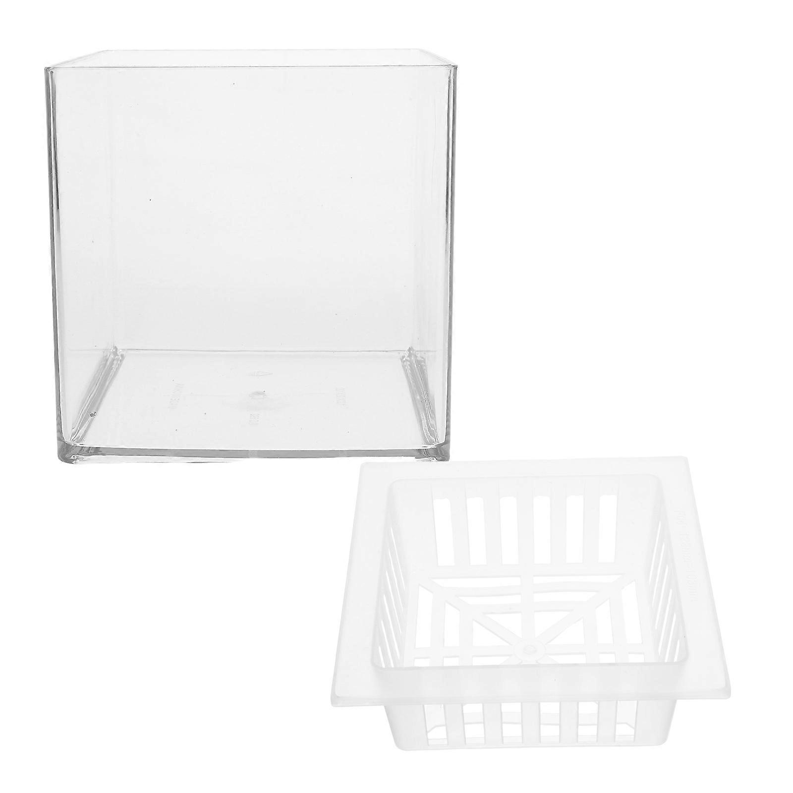 Plastic Decorative Fish Tank Clear Aquarium Pot for Fish