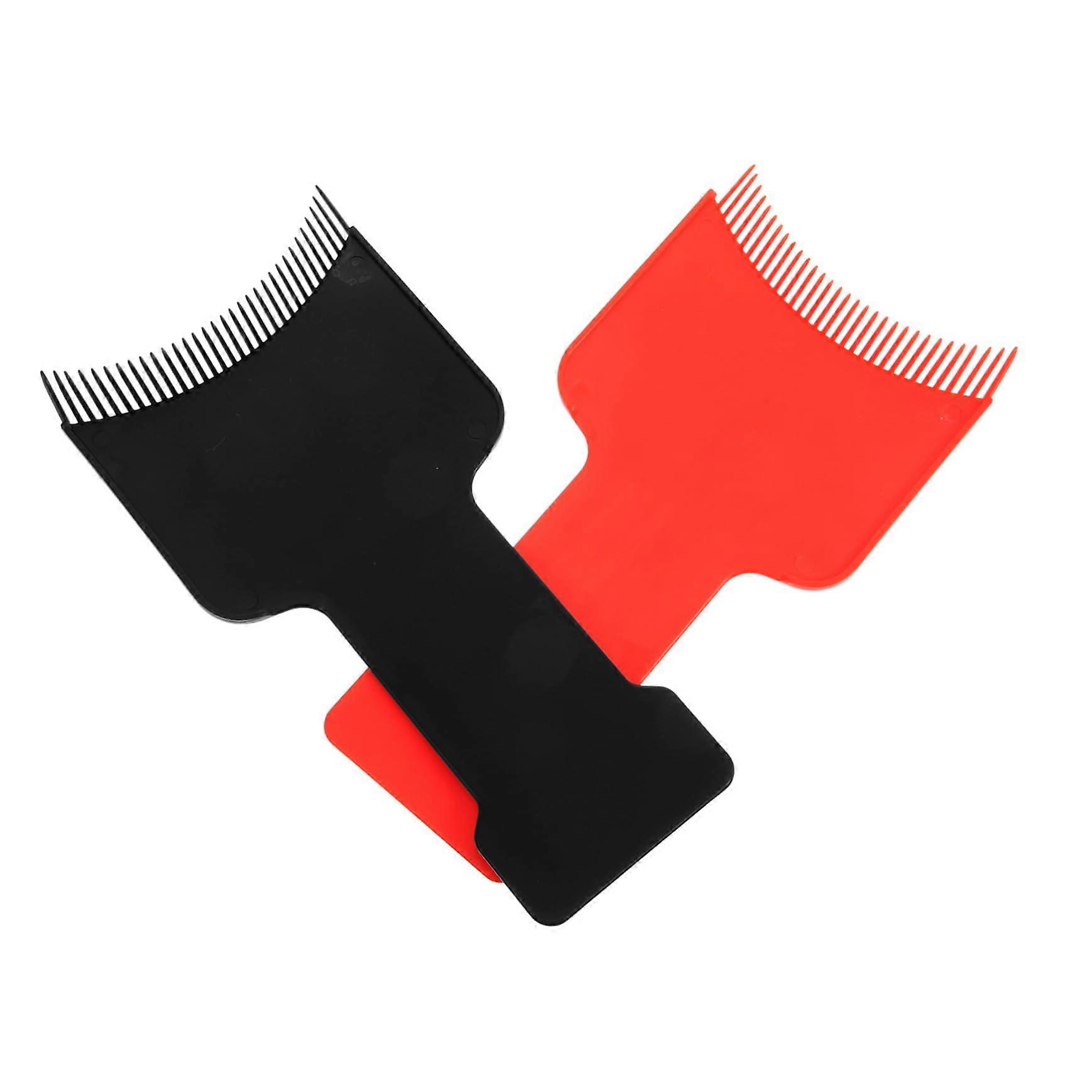 2pcs Hair Highlighting Board Set for Precise Dye Application and Salon Hair Coloring Paddle