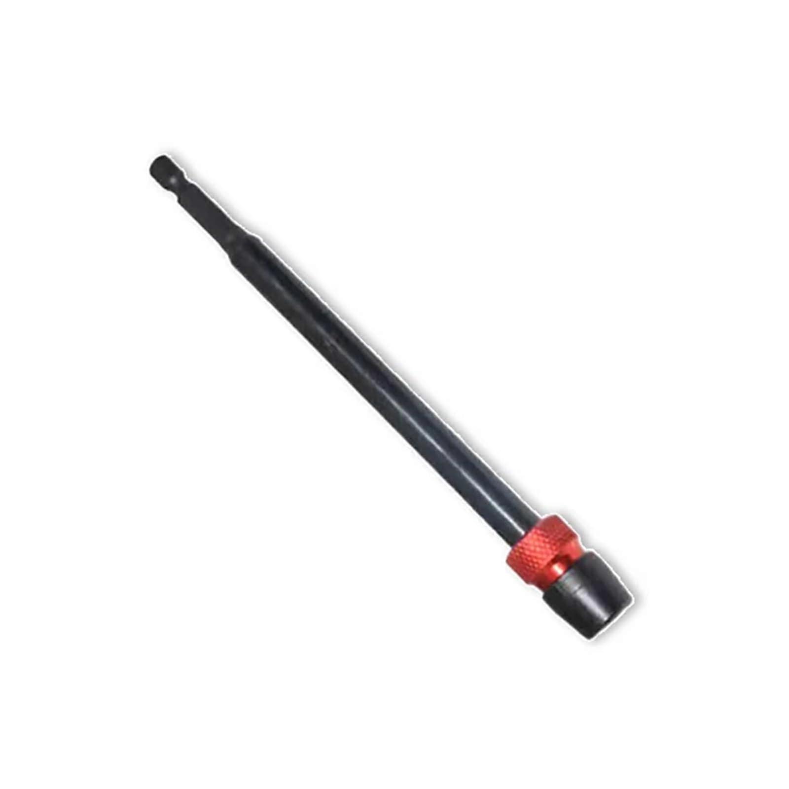 Hex Shank Bit Extension 150mm Quick Release Lock HeavyDuty SelfLocking Drill Bit Holder Black