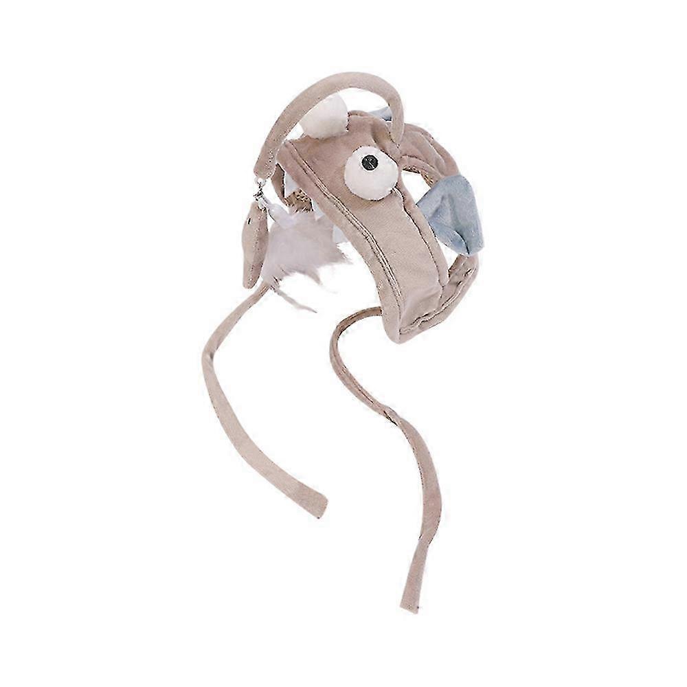 Cat Hat Wearable Cat Tree, Head Mounted Cat Headgear Interactive 2025