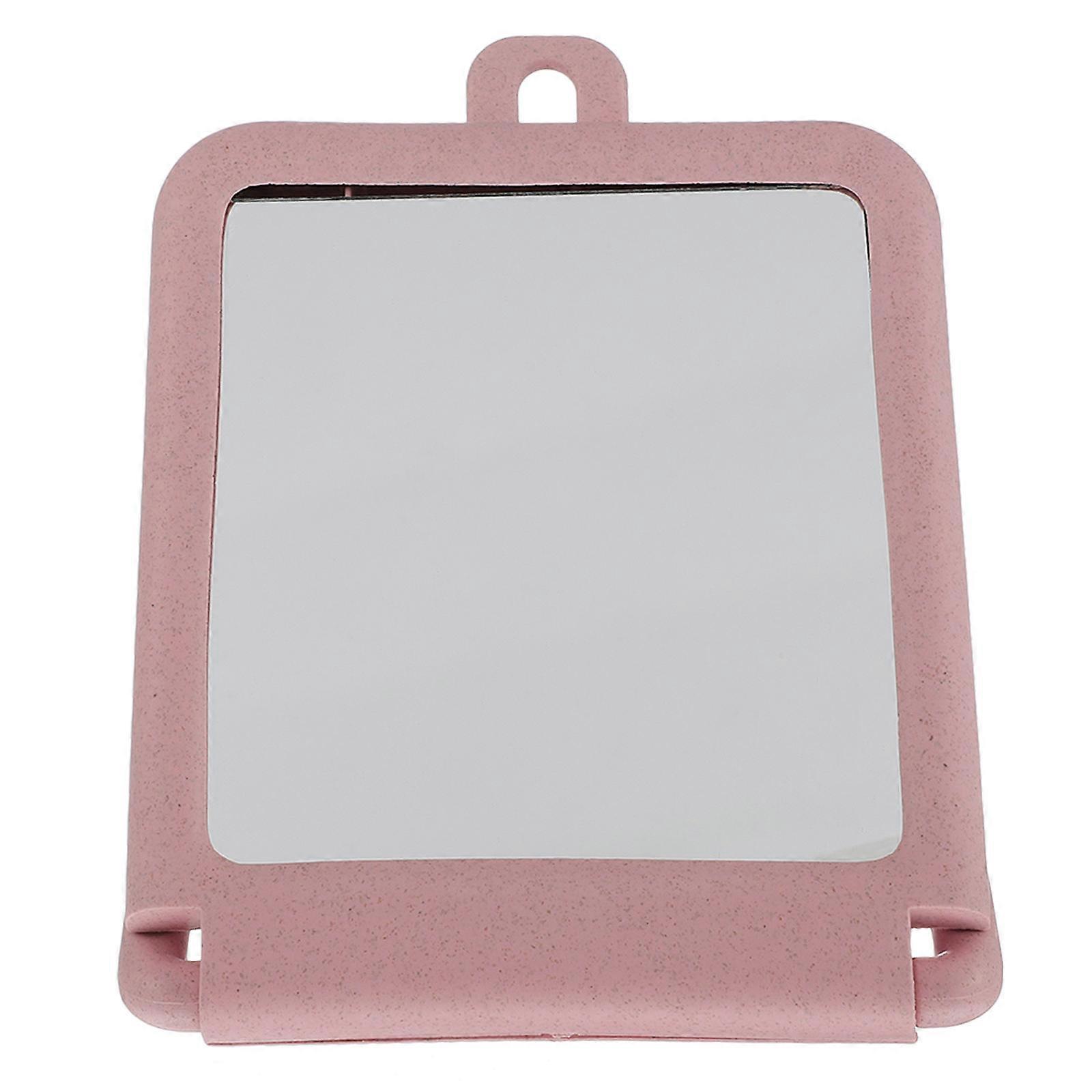 Makeup Mirror Cosmetics Mirror for Desktop 2Pcs Pink for Vanity Table
