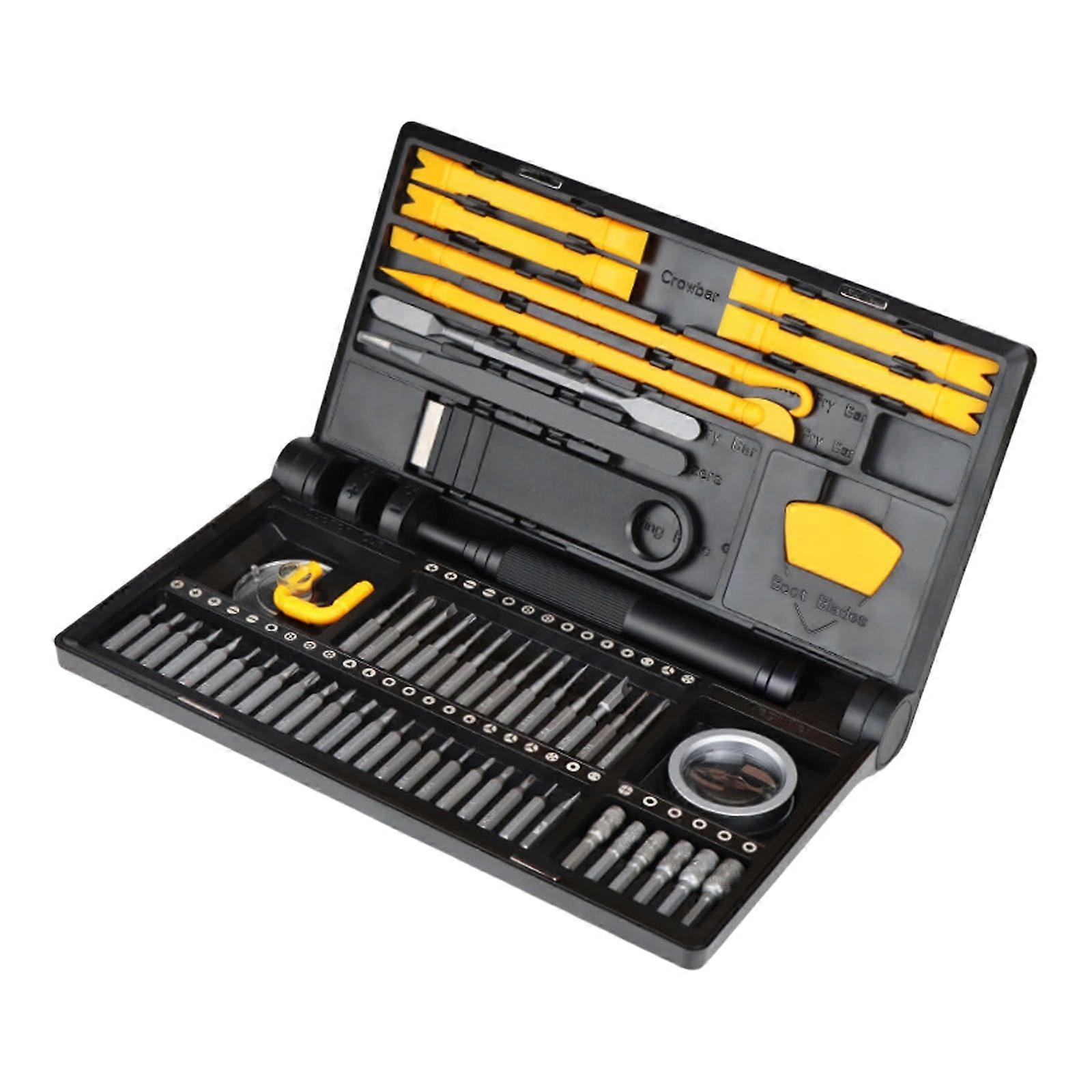 Electric Precision Screwdriver 69in1 Cordless Magnetic Bit Set for Electronics  Kit