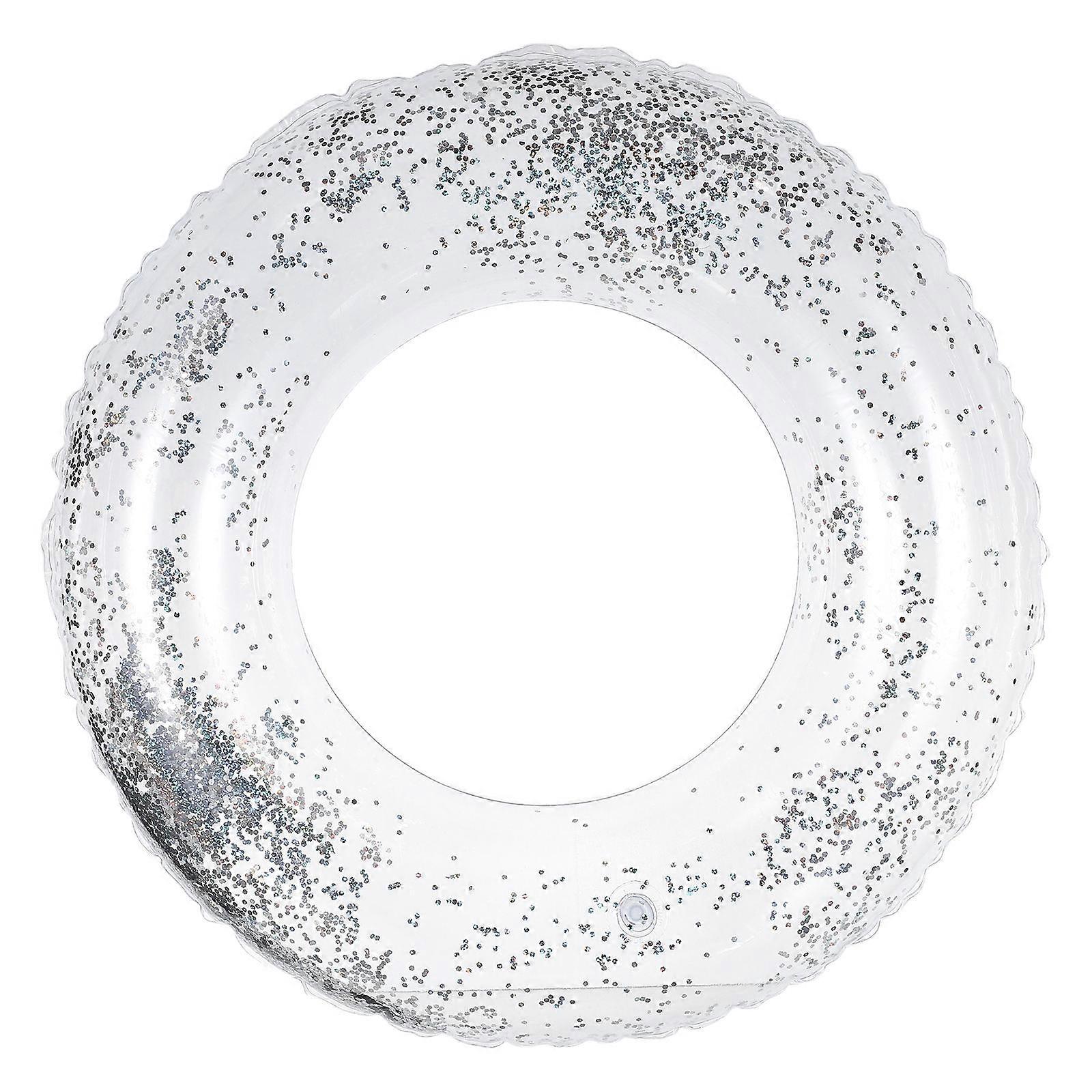 Transparent Floating Ring Swimming Ring for Pool Party 2Pcs