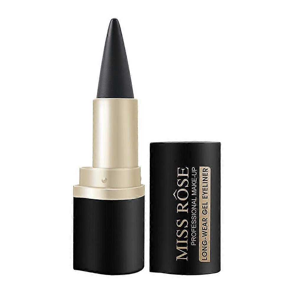 Waterproof Long Lasting Black Eyeliner Pen Smudge Proof Refillable Stick for Precise Application