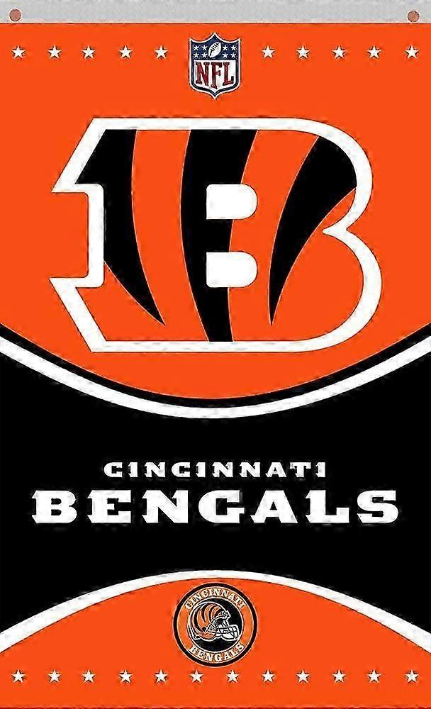 Cincinnati fotballag minneverdig flagg Bengals Shape 769