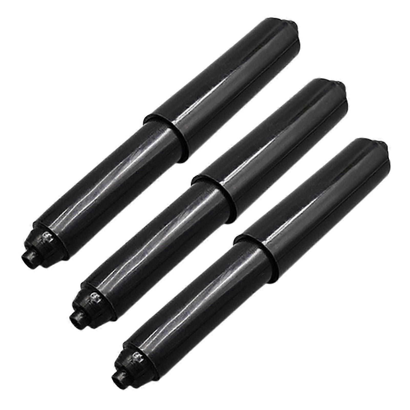 3pcs Spring-loaded Toilet Paper Holder, Easy Installation & Adjustable Roller Replacement