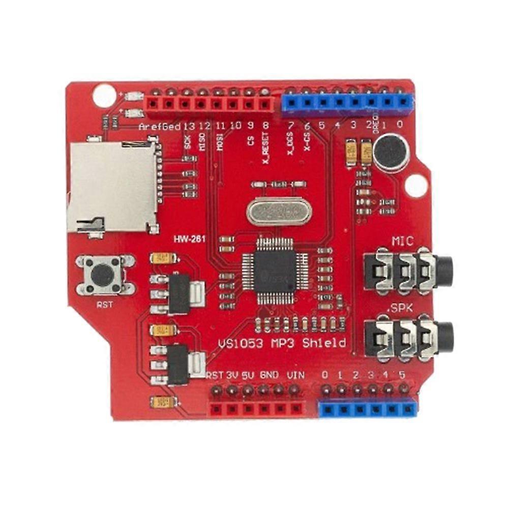 VS1053 Stereo Audio MP3 Player Shield Record Decode Development Board Module for OGG Real-Time Encoding Recording