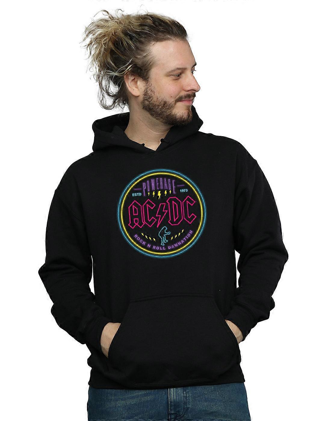 Círculo Neon Hoodie do AC/DC homens