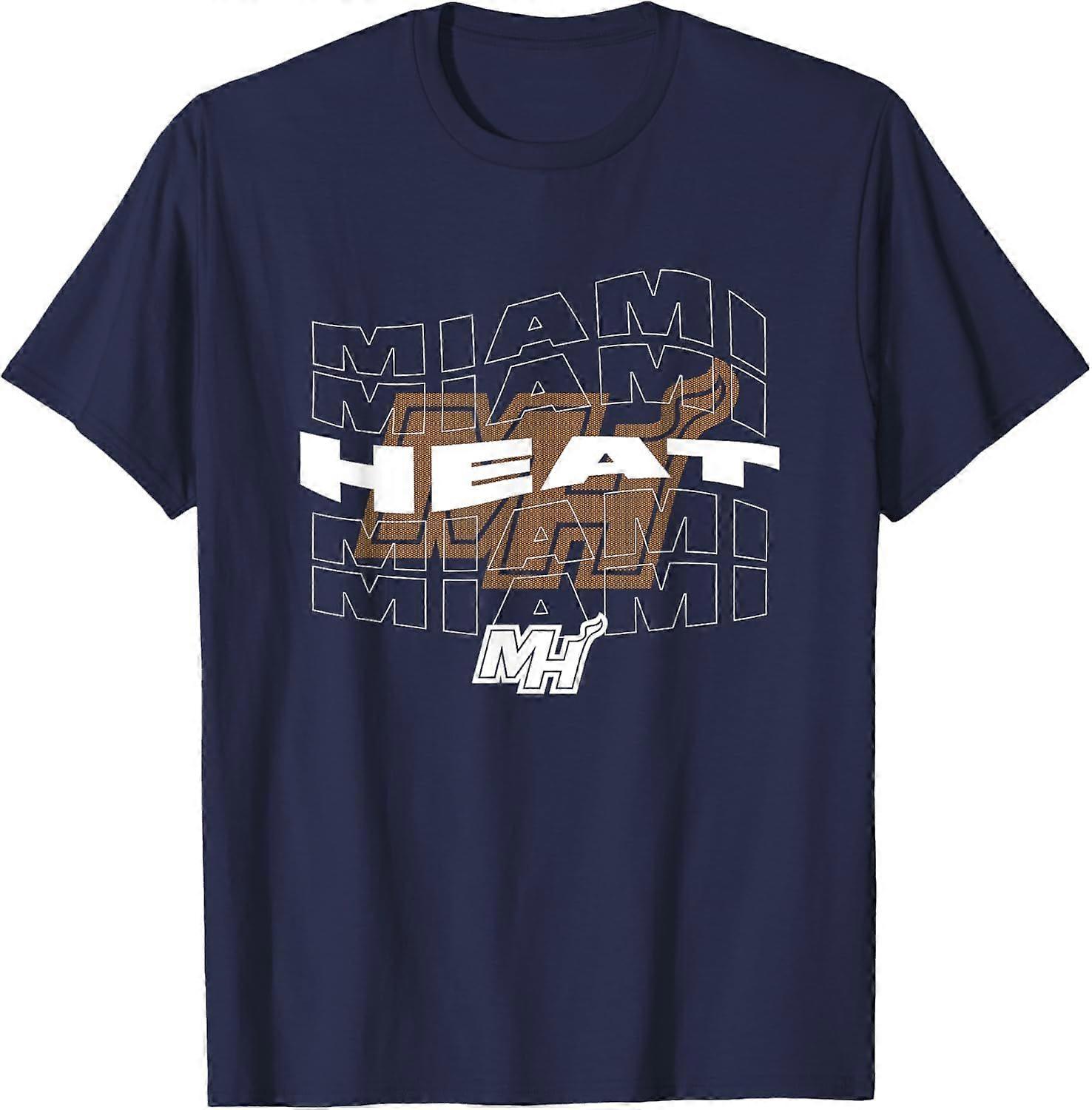 NBA Miami Heat Wave Outline Team Logo T-Shirt YV 1042