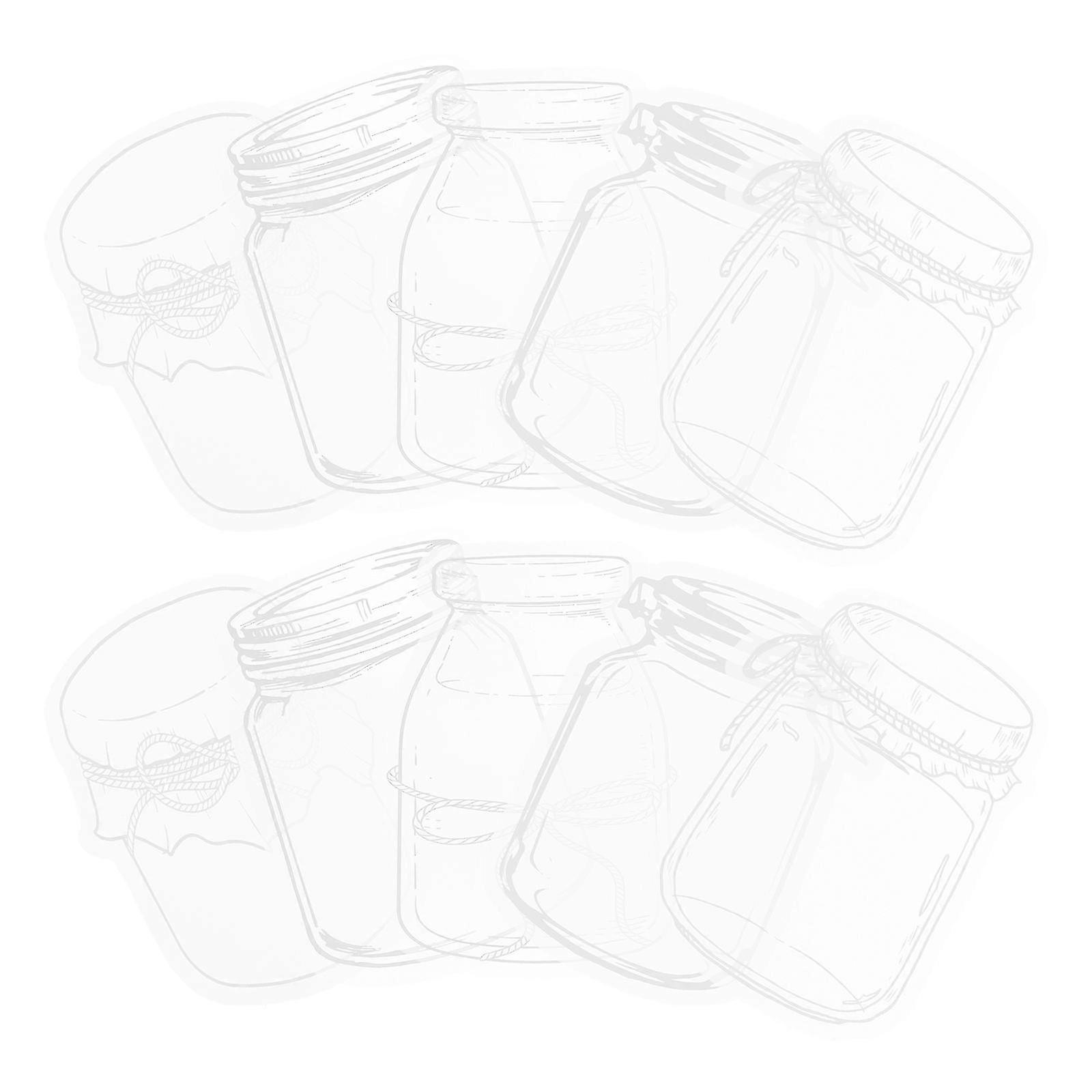 DIY Transparent Pressed Flower Bookmarks for Reading Use 40 Sheets Craft Set