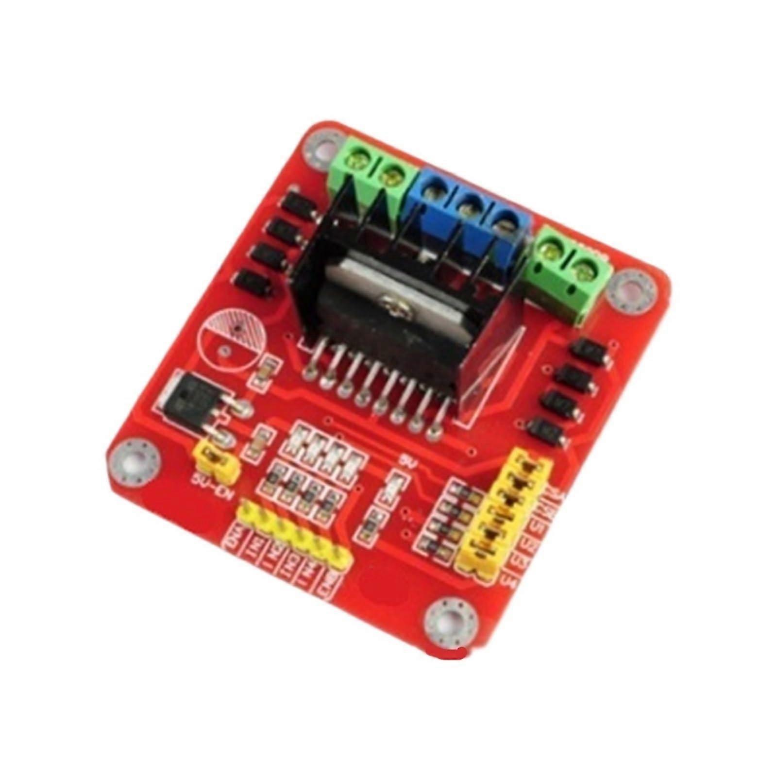 5PCS DC Motor Driver Module with Dual HBridge Control and PWM Speed Adjustment for Robotics