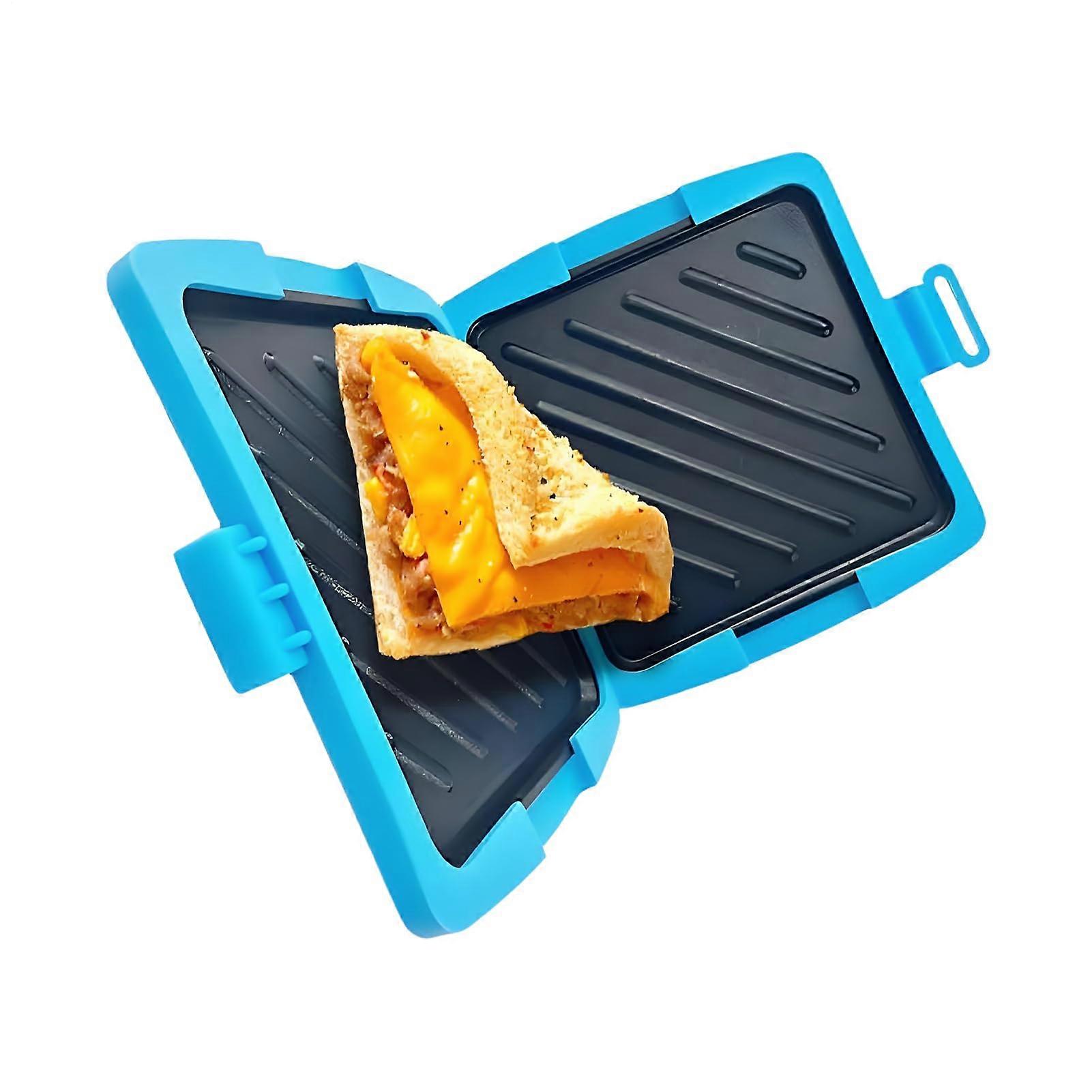 Microwave Sandwich Maker with NonStick Easy Clean Surface, Compact Panini Press for Small Kitchens