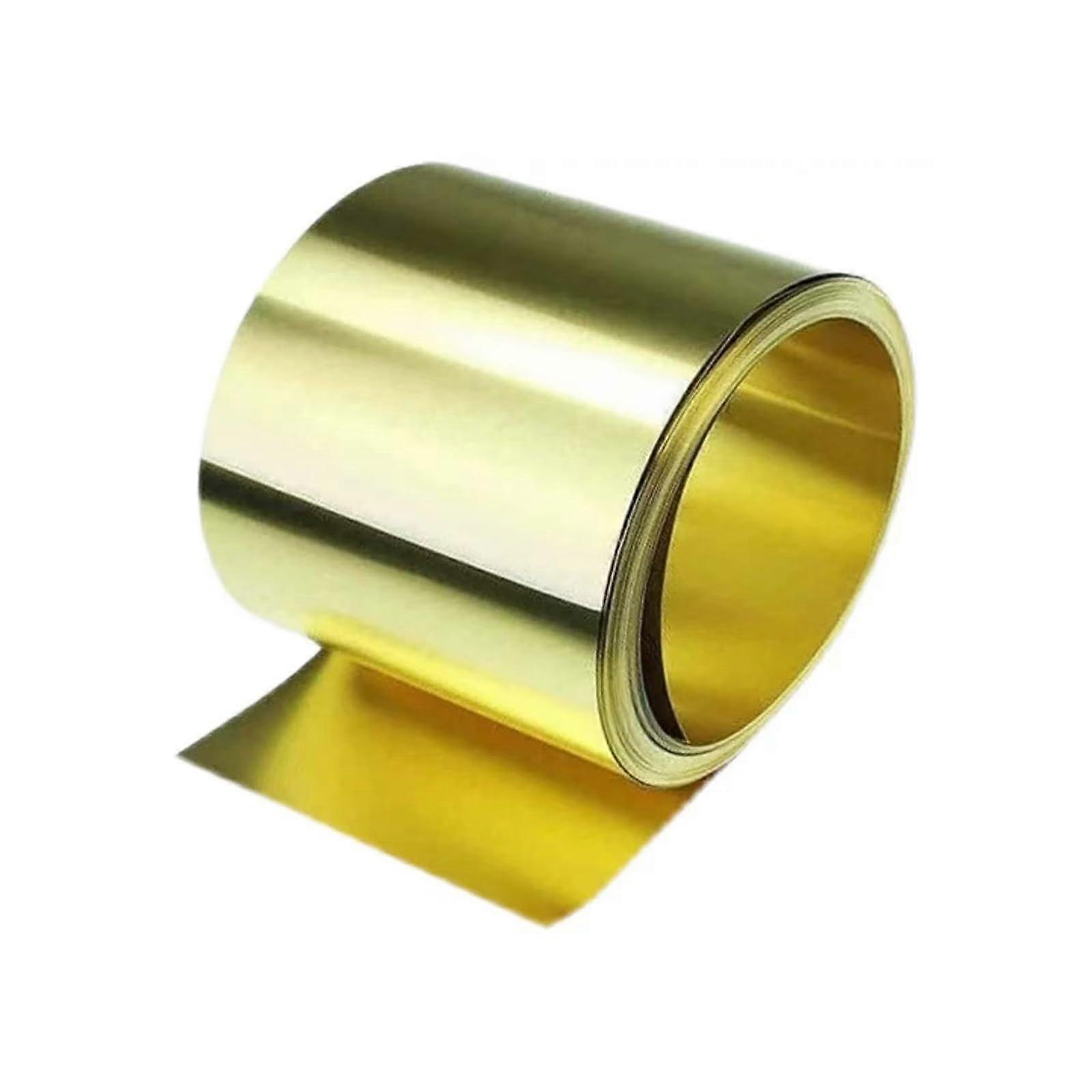 0.1mm Brass Sheet Roll  Conductivity Corrosion Resistant Thin Brass Foil for Grounding