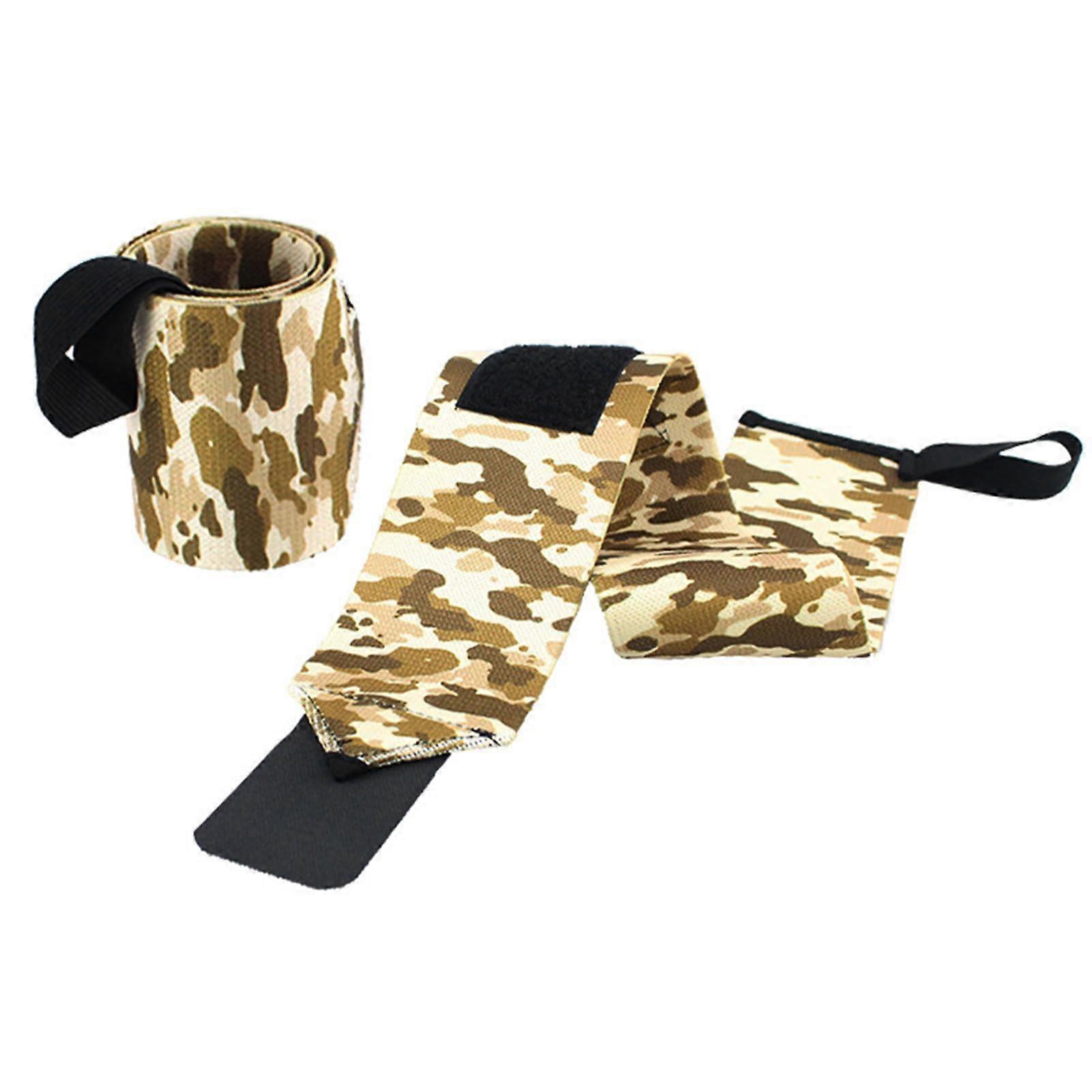 Adjustable Compression Wrist Wraps for Weightlifting Gym Training with Breathable Nylon Support