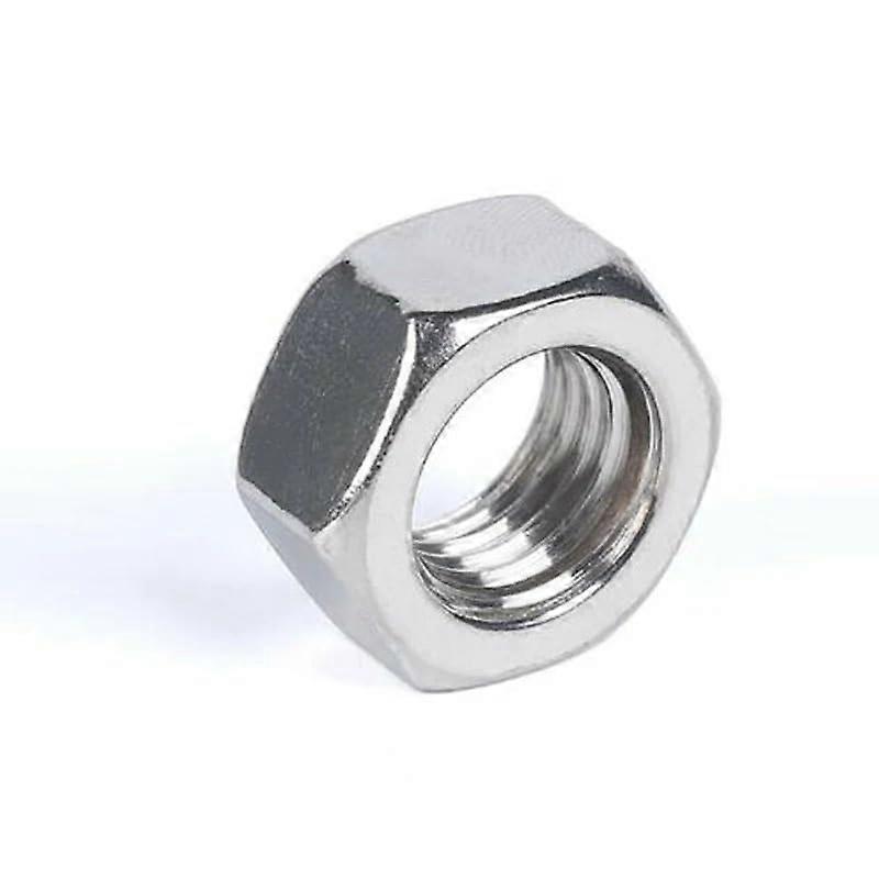 304 316 Stainless Steel Hex Nuts Corrosion Resistant Precision Thread Fit Assorted Sizes 10pcs