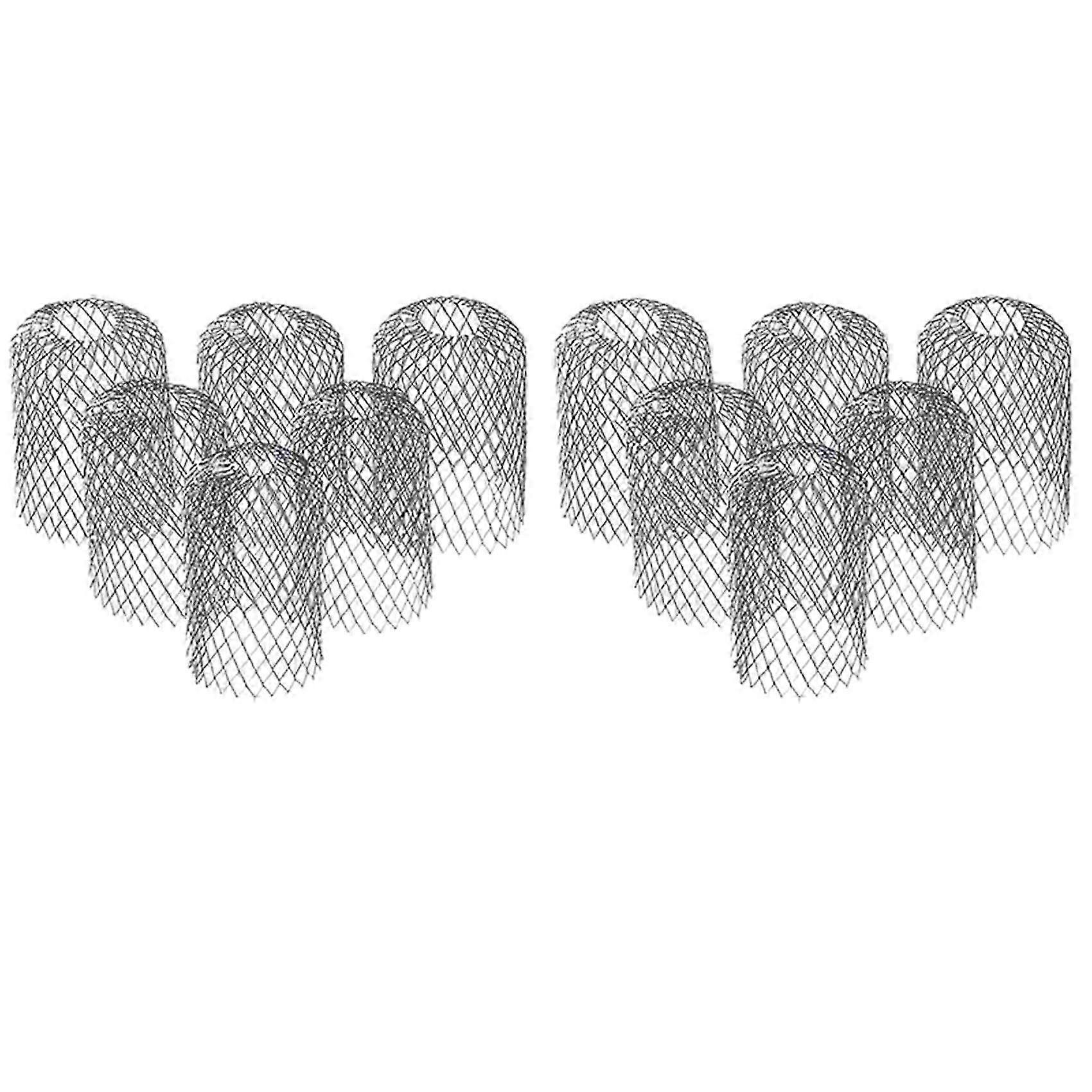 Aluminum gutter guard, rustproof and waterproof 12 pieces, leaf and debris interceptor