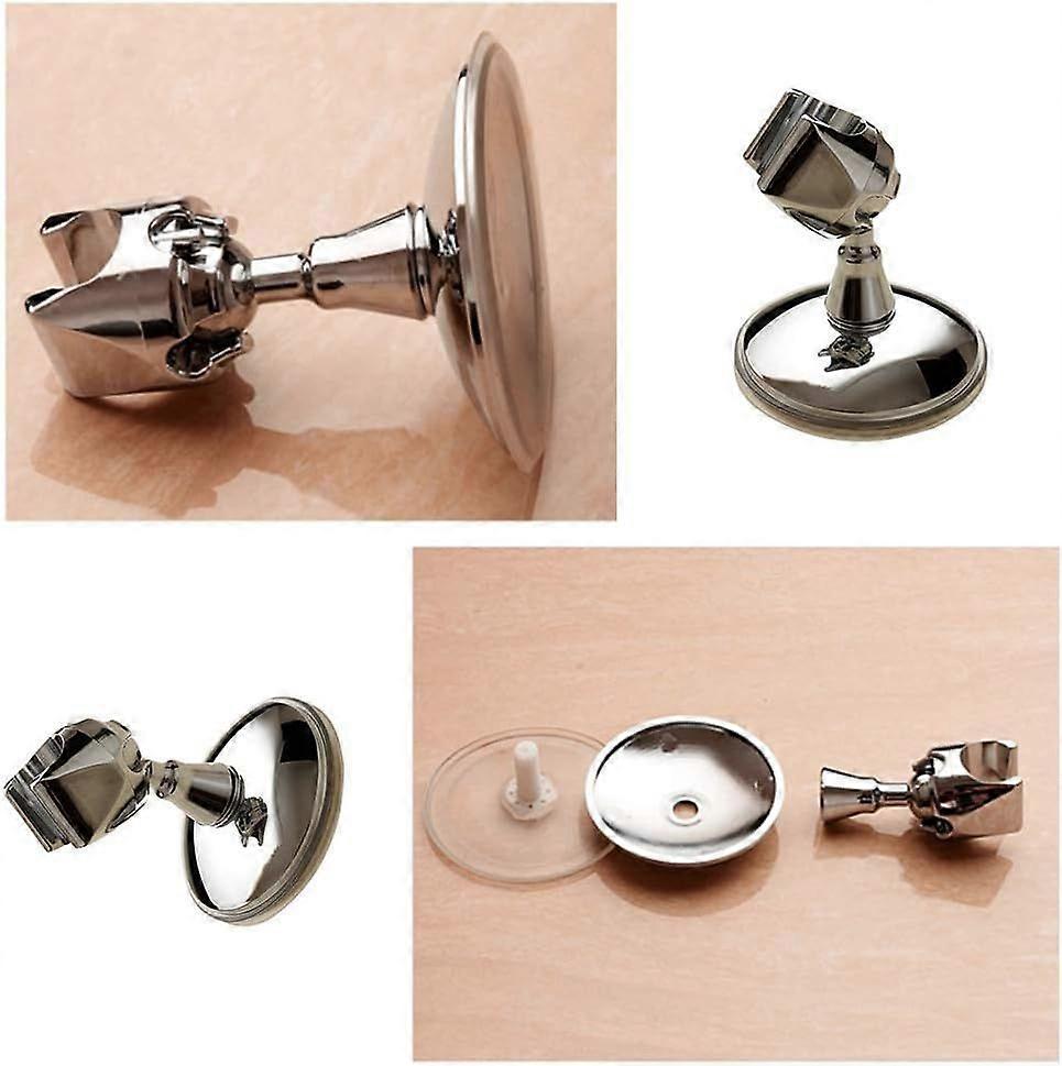 Shower Head Holder, Adjustable Handheld Shower Holder Chrome Shower Wall Bracket