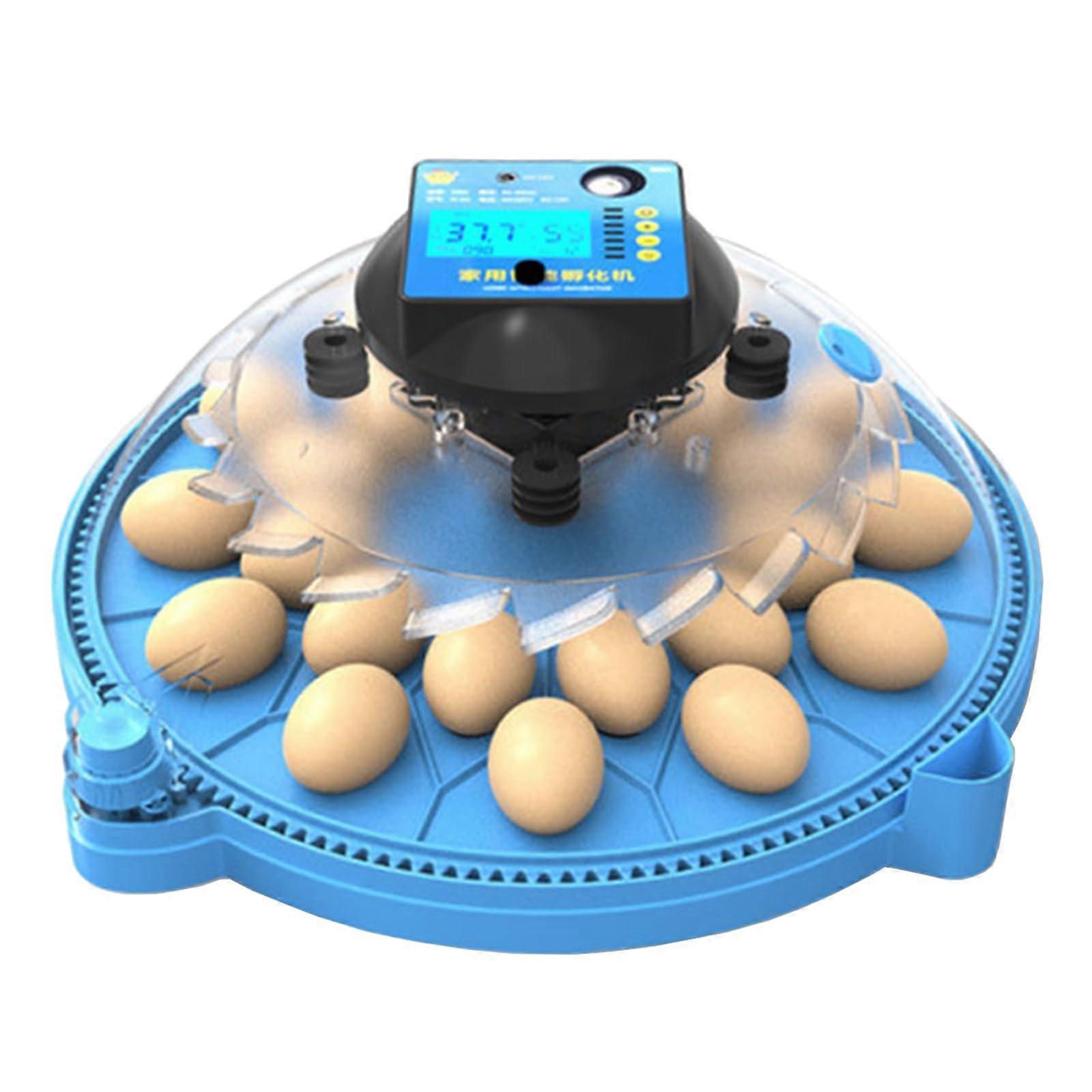 Automatic Egg Incubator 12/24/48 Eggs with LCD Control and 360° Turning for Poultry Hatching