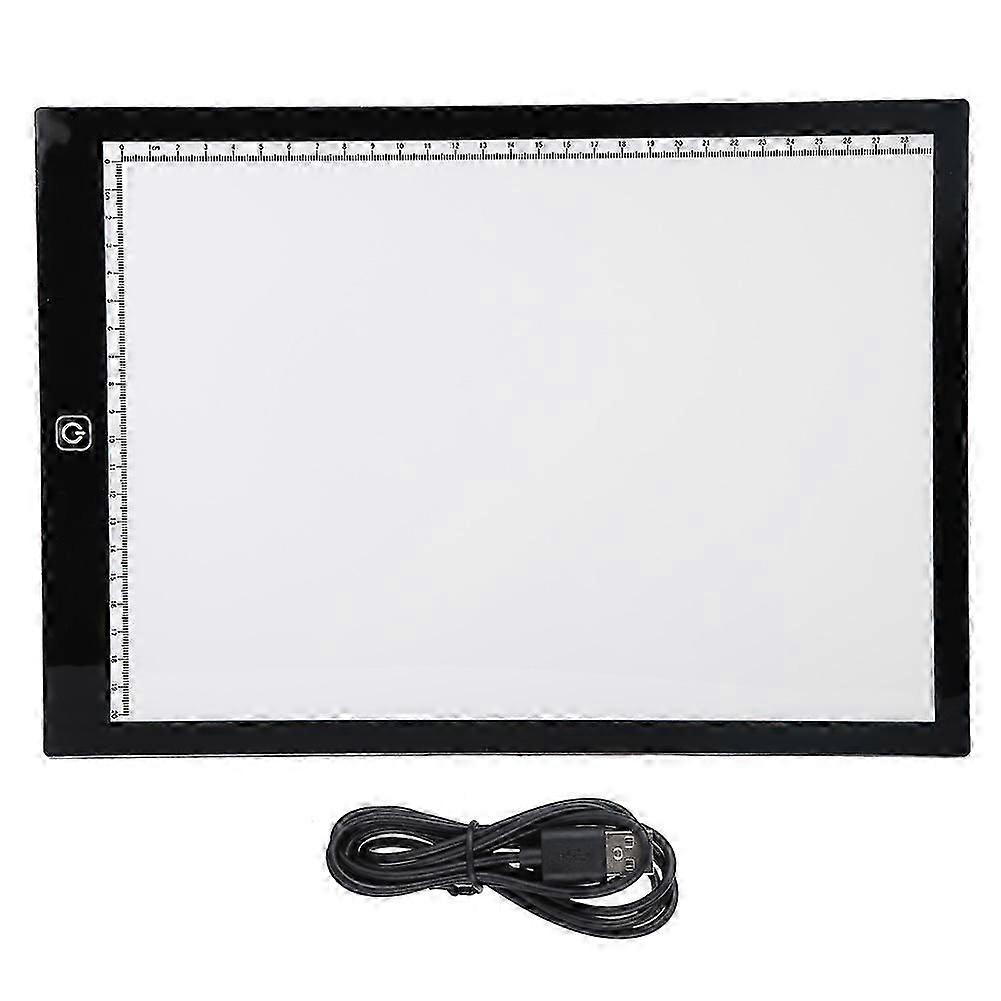 LED Box Tracer USB Drawing Board Scale Plotting Board Art Drawing Pad A4(235*335*3mm)