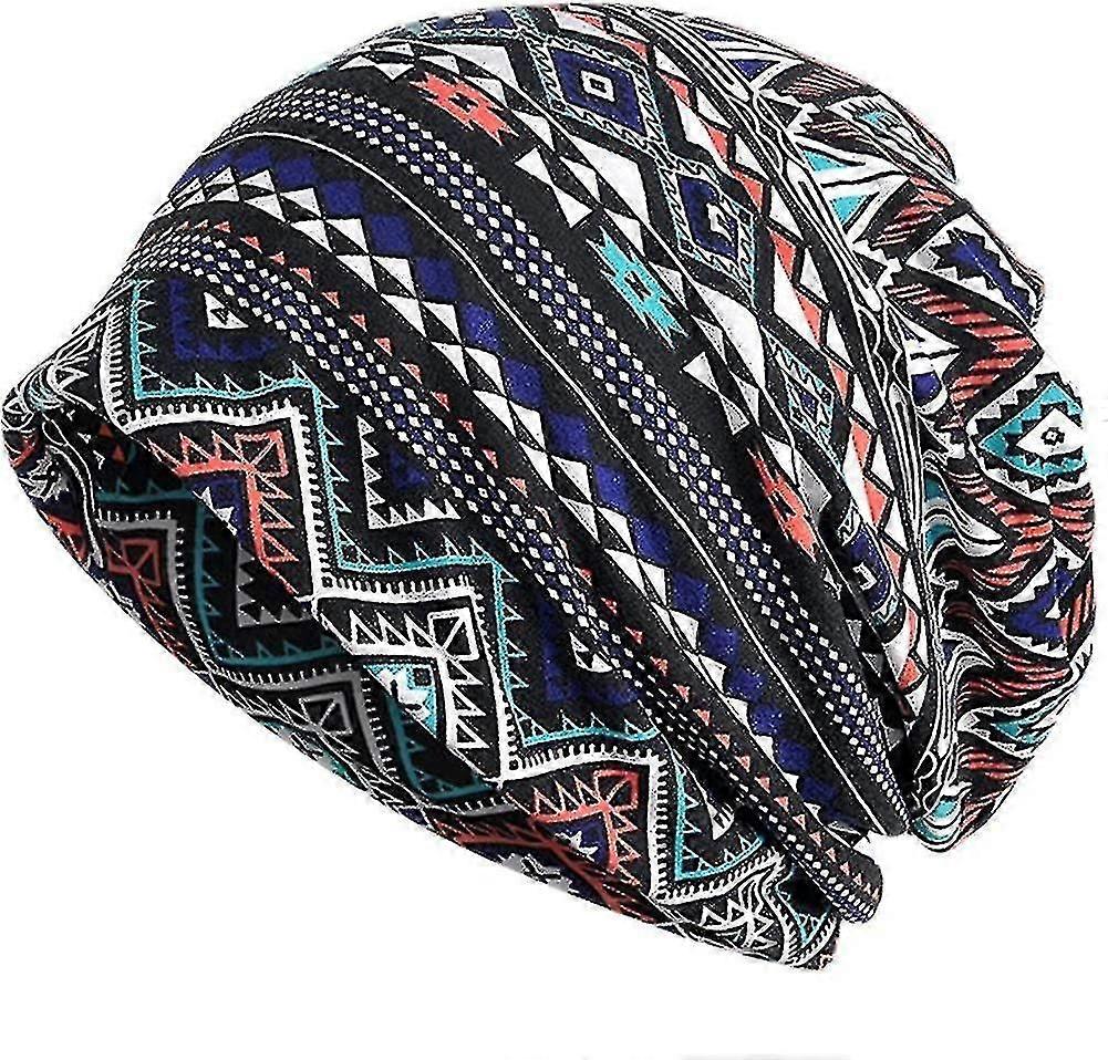 Womens Geometric Pattern Pullover Hat