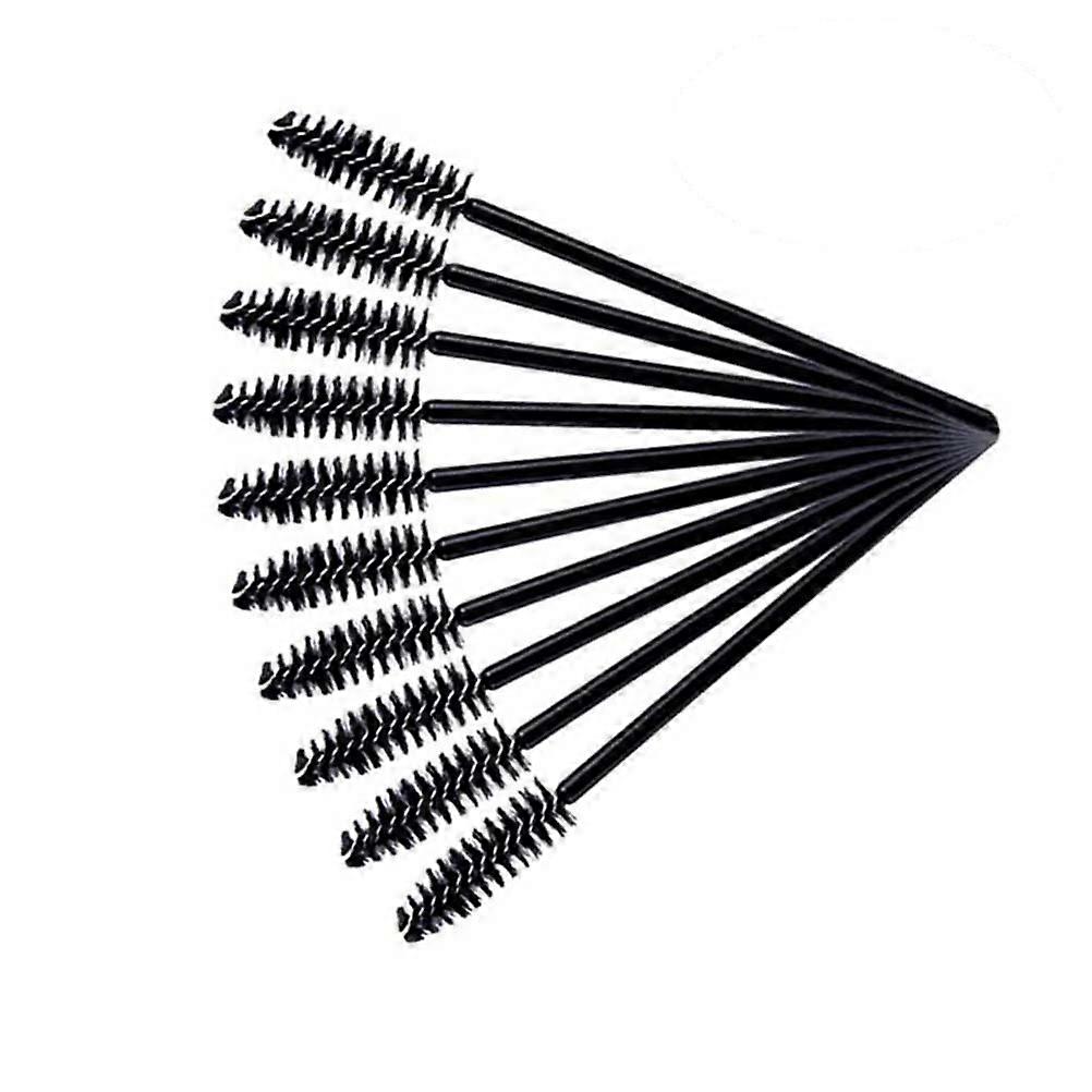 Makeup Eyelash Brush Eyelash Mascara Brushes for Separating 12Pcs Black