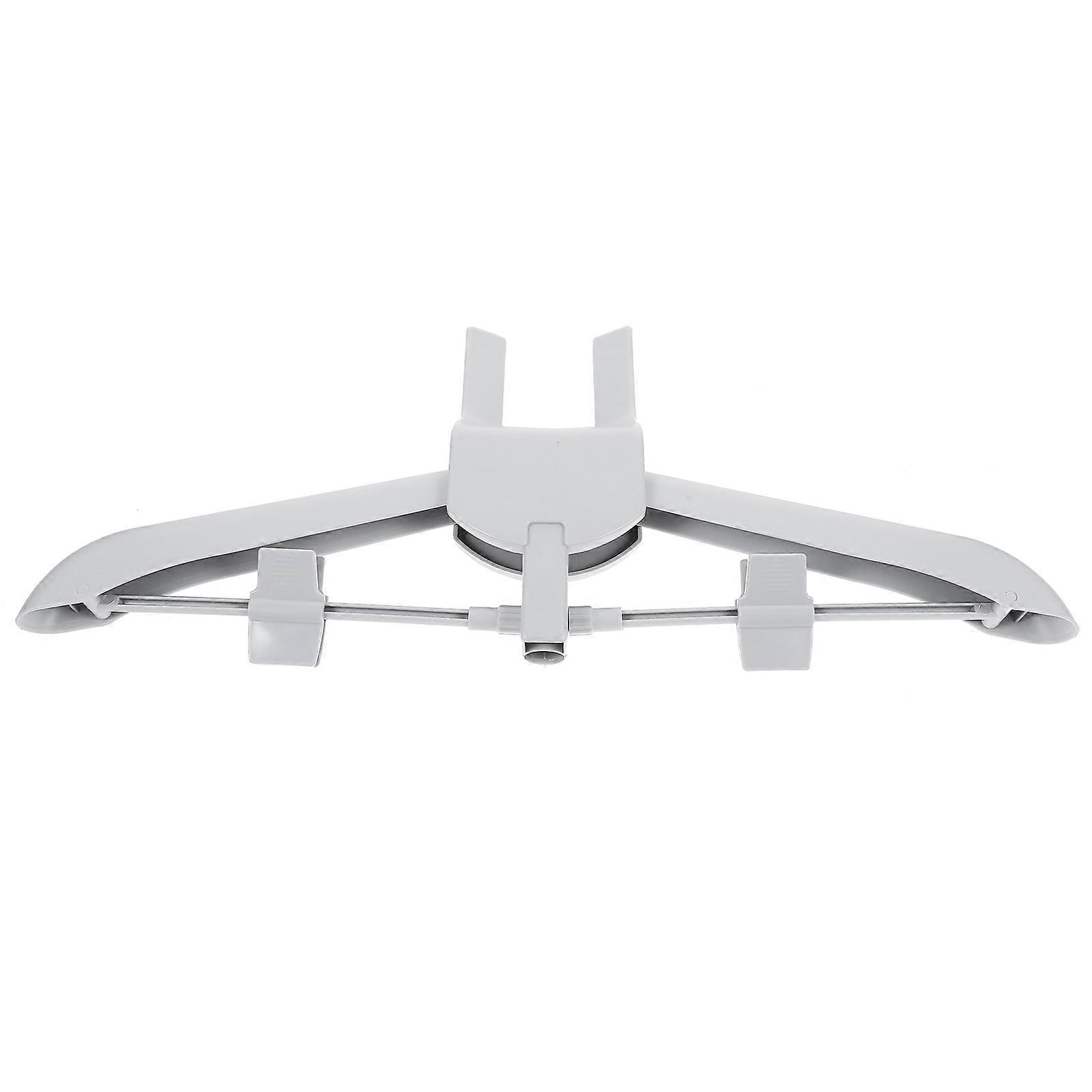 Foldable Garment Steamer Hanger for Home Use Light Grey Plastic