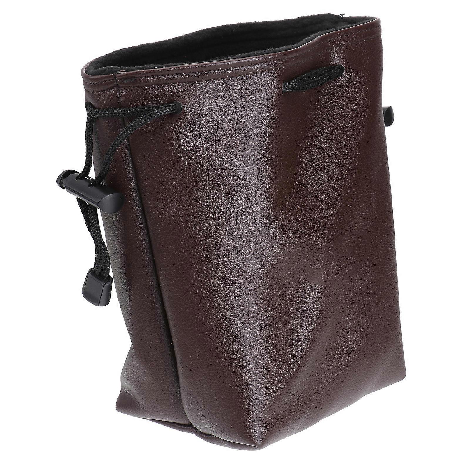 Camera Case Storage Protective Bag for Storage Use Brown Size S