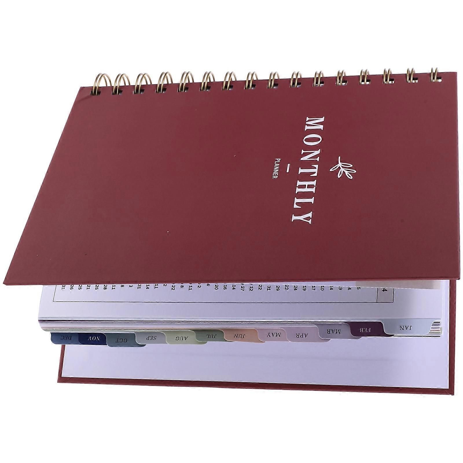 Monthly Planner Notebook for Writing Practical Paper Notepad