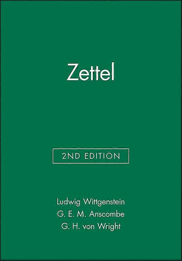 Zettel (Open University Set Books)