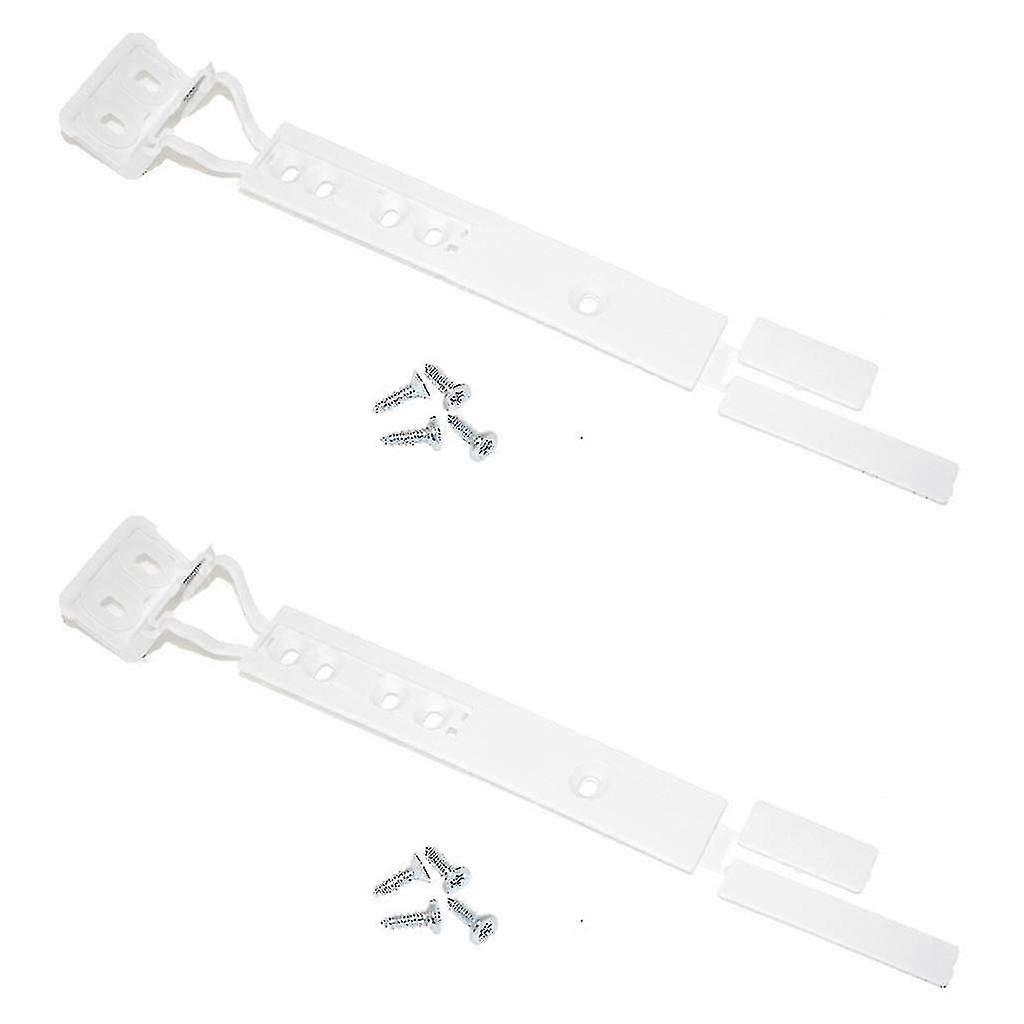 2 X Universal Integrated Sliding Door Hinge Mounting Kit