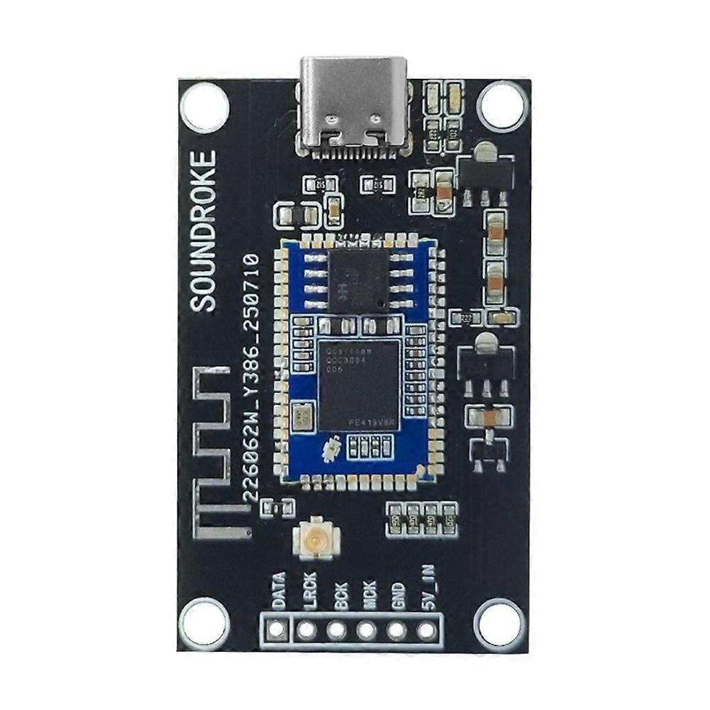 QCC5181/QCC3095 Bluetooth Digital Interface Module USB to I2S Output Type-C 5VUSB Sound Card Ldac Decoding QCC5181