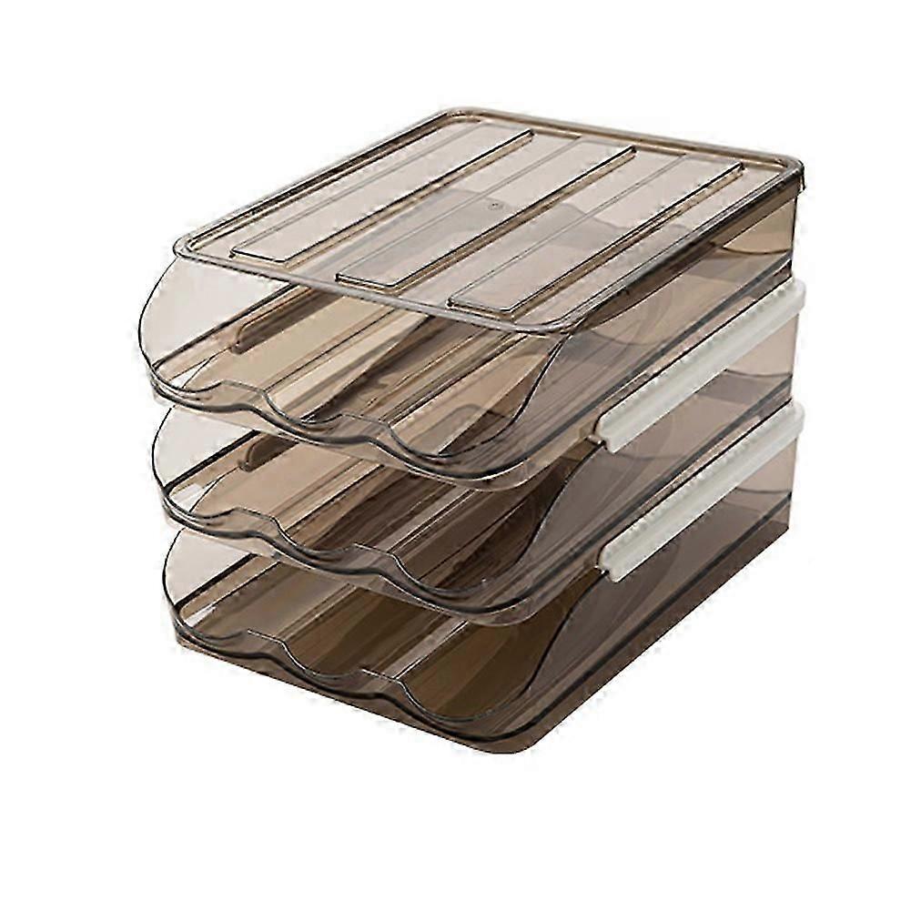 Large Capacity Egg Holder for Refrigerator, Multi-Layer Chicken Egg Storage Container, for Stores E