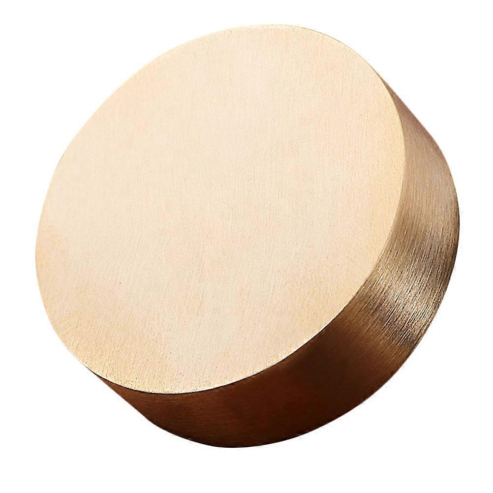 Brass Calligraphy Paperweight for Writing Use Round Solid Paper Weight