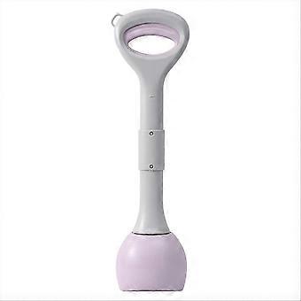 Dog Pooper Scooper - Poop Scooper compatible with Medium Dogs with Ergonomic Handle - Outdoor Pet Waste Cleanup Tool Violet