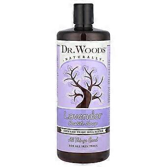 Dr. Woods, lavendelsåpe fra Castilia med Fair Trade-sheasmør, 946 ml, 2-pakning