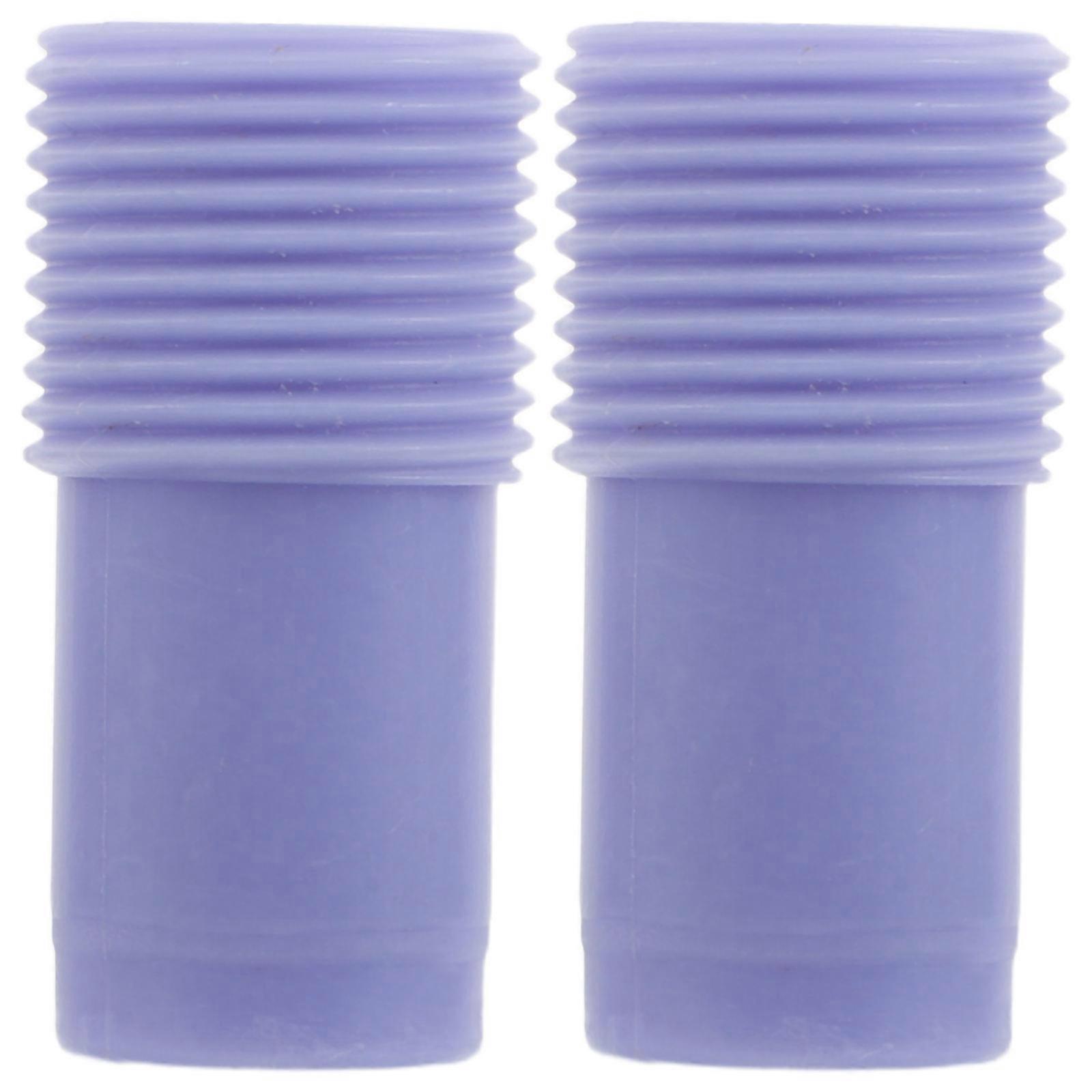 2pcs Mop Handle Threaded End: Broom Handle Threaded Tip Replacement 0.9inch Thread Diameter - Plastic Adapter Tips For Extension Poles