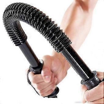 Unisex Arm Chest Strength Training Spring Power Twister Bar Exercise Fitness Muscle Building(1pcs-black)