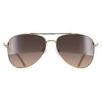 Calvin Klein Sunglasses CK21306S 717 Shiny Gold Grey Gradient