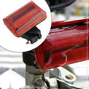 Feu arrière de vélo Feu arrière de vélo Feu arrière de vélo 5-LED 6V-48V alimenté par batterie Installation facile IPX4 Plastique étanche pour porte-bagages arrière