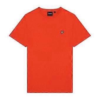 Lyle & Scott Heren T-shirt met logo, ronde hals en normale pasvorm
