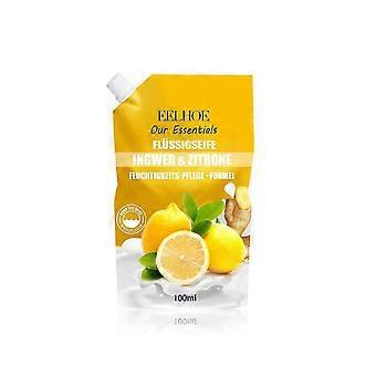 Moisturizing Hand Sanitizer with Mango & Ginger Extract - Gentle, Long-Lasting Cleanser, 100ml