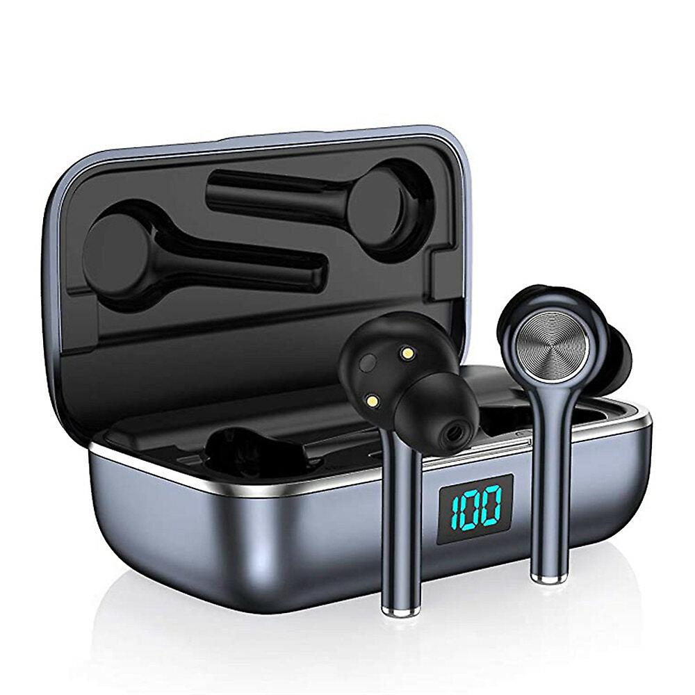 Tws Wireless Stereo Bluetooth 5.0 Graphene Earphone Digital Display Touch Control Type-c Bilateral Call Headphones With Mic