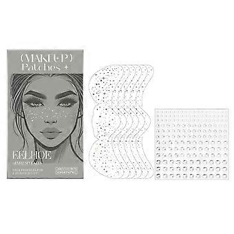 Glitter Sproeten Gezicht Tattoo Sparkle Make-up Patches, Gezicht Glitter Juwelen Spikkels Make-up Patches - Leuke Glitter Make-up Accessoires voor Meisjes Vrouwen - W