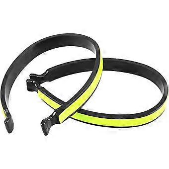 High Reflective Elastic Cycling Ankle Safety Bands for Men Women, Yellow